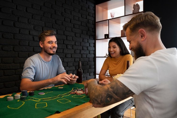 Live dealer studio with multiple camera feeds showing baccarat table on live sdny Singapore Pools